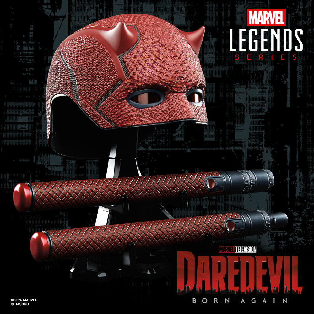 Marvel Legends Réplica Máscara + Bastón Daredevil Born Again