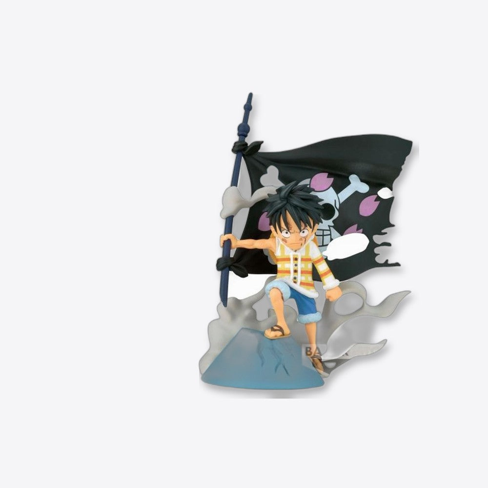 Figura banpresto one piece world collectable log stories monkey.d.luffy 8cm (imagen 4 de 6)