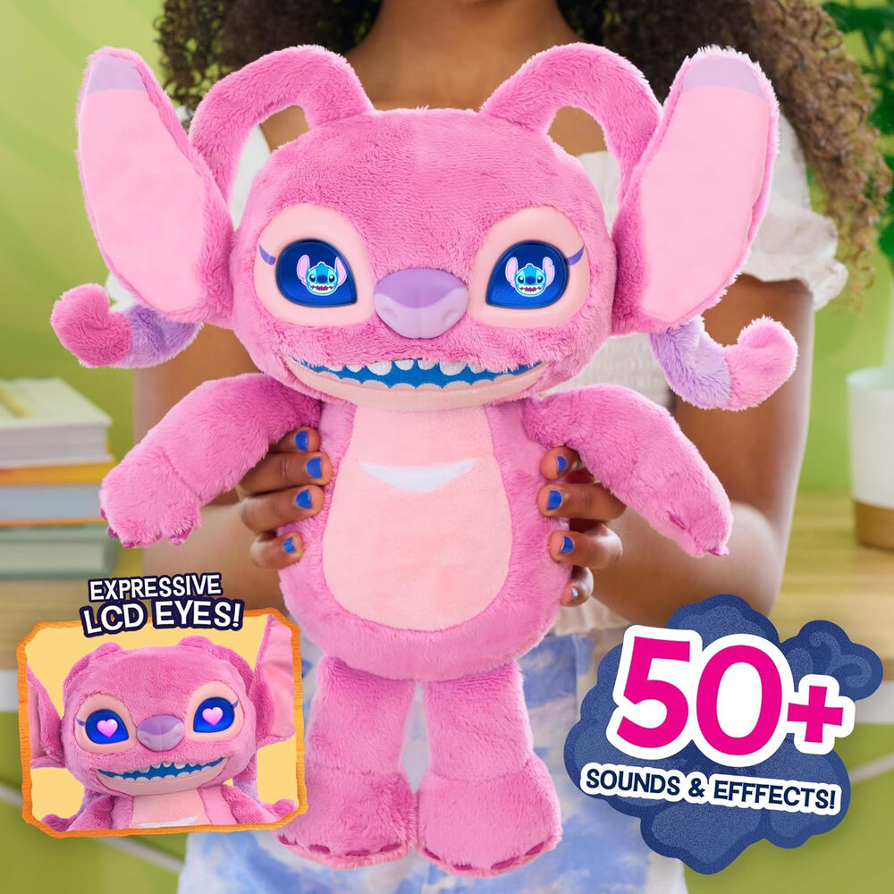 Just Play Peluche interactivo Angel Stitch Disney (imagen 8 de 10)