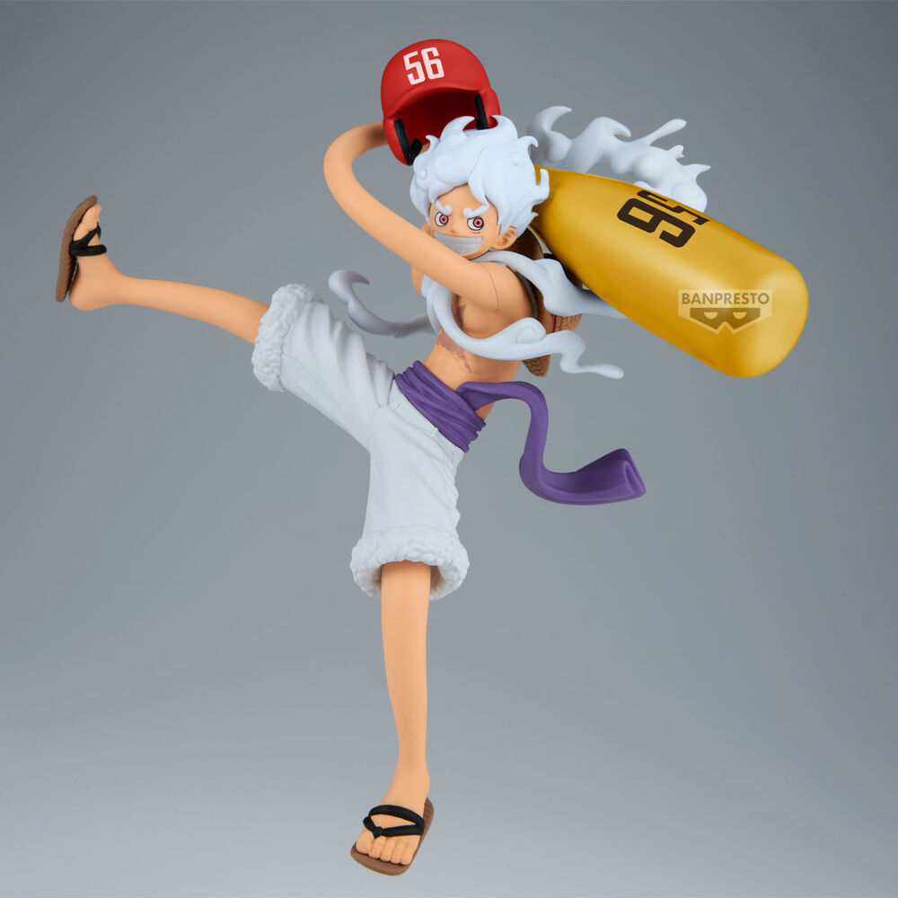 One Piece Figura Luffy Gear 5 Battle Record 17cm Banpresto