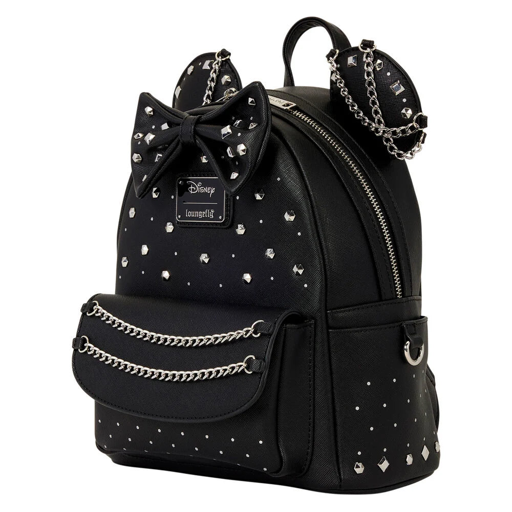 Mochila Studs & Chains Minnie Disney Loungefly 26cm (imagen 2 de 5)