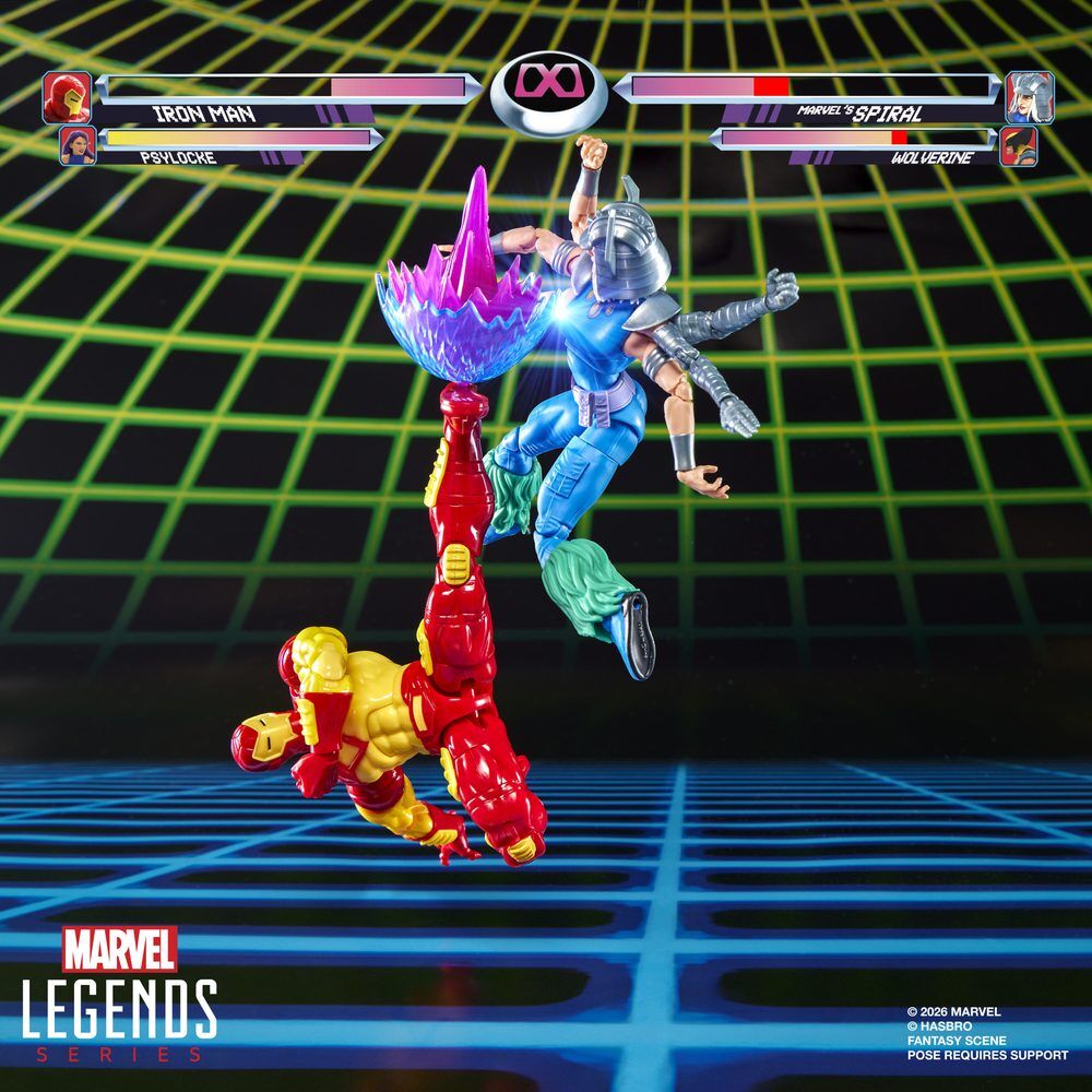 Hasbro Blister 2 figuras Iron Man Vs Marvels Spiral Marvel Games 15cm (imagen 4 de 10)