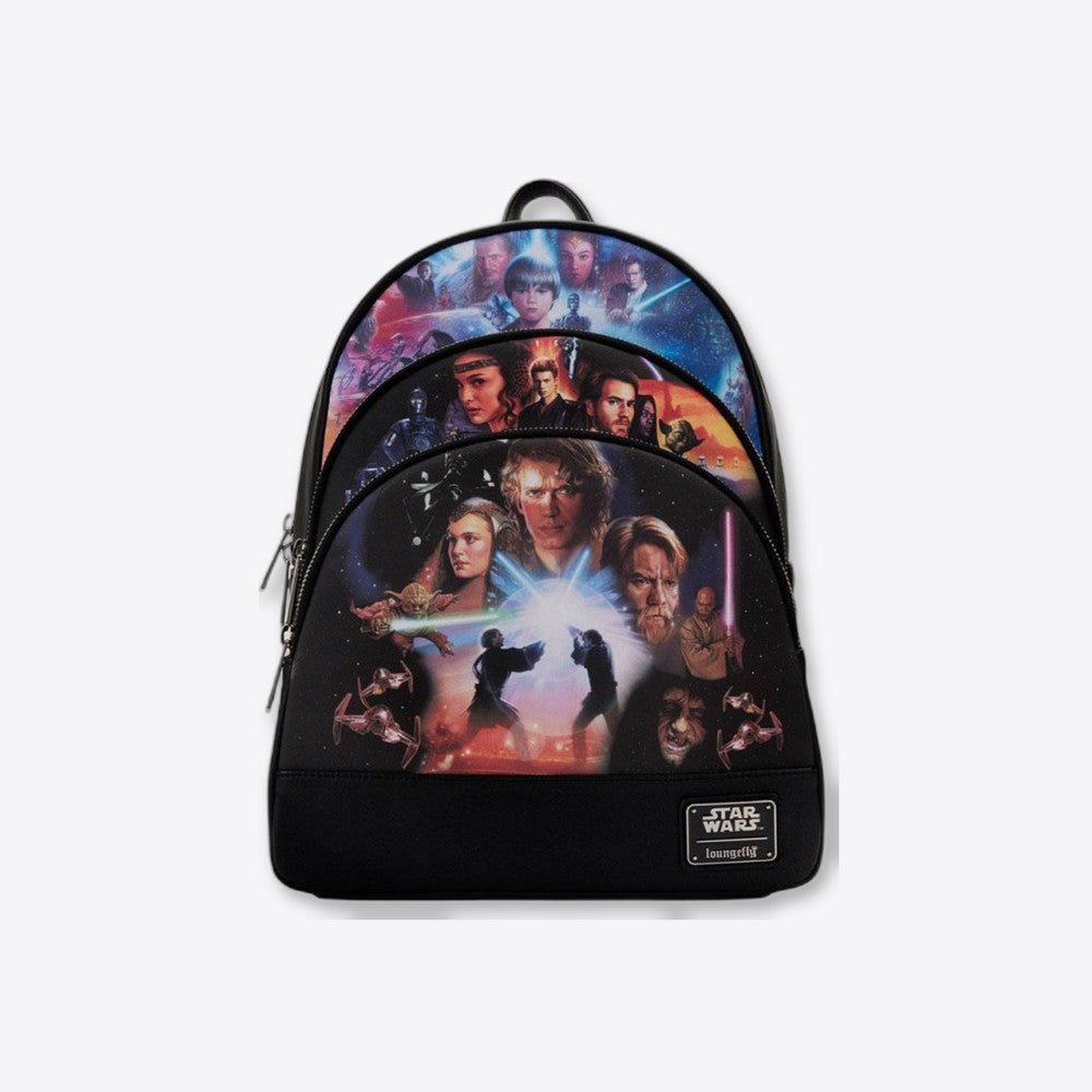 Mini mochila loungefly star wars trilogia 2 (imagen 2 de 6)
