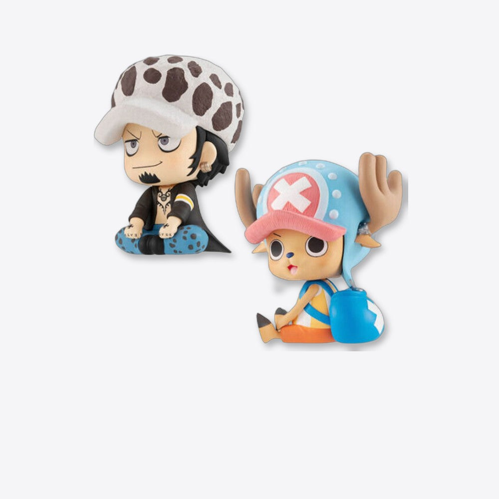 Pack 2 figuras megahouse one piece look up trafalgar d law & tony tony chopper con regalos sorpresa (imagen 6 de 6)
