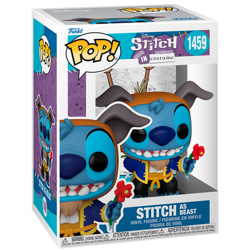 Disney Figura POP Stitch como Bestia La Bella y la Bestia Funko