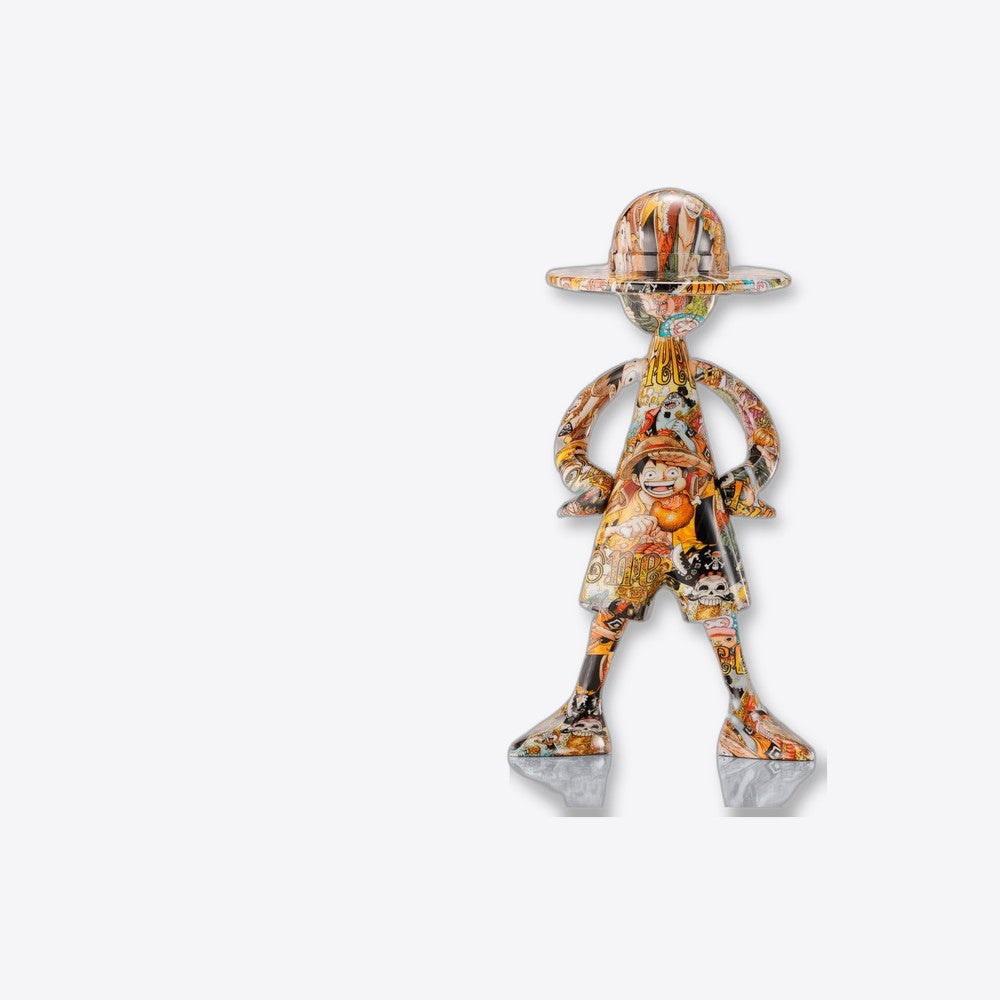 Figura tamashii nations one piece artcanvas escala 1 - 8 - 1000logs anniversary -  luffy (imagen 4 de 6)