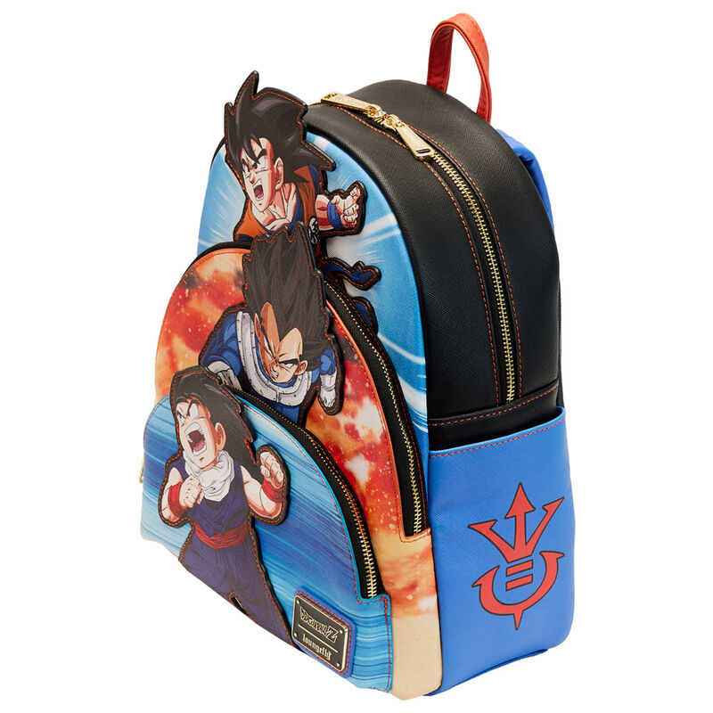 Mochila Trio Dragon Ball Z Loungefly 31cm (imagen 3 de 7)