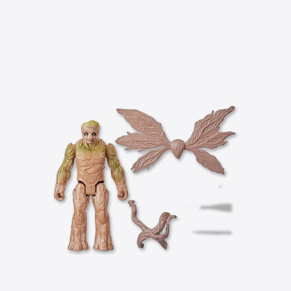Figura hasbro marvel blast n' battle guardianes de la galaxia groot (imagen 4 de 6)