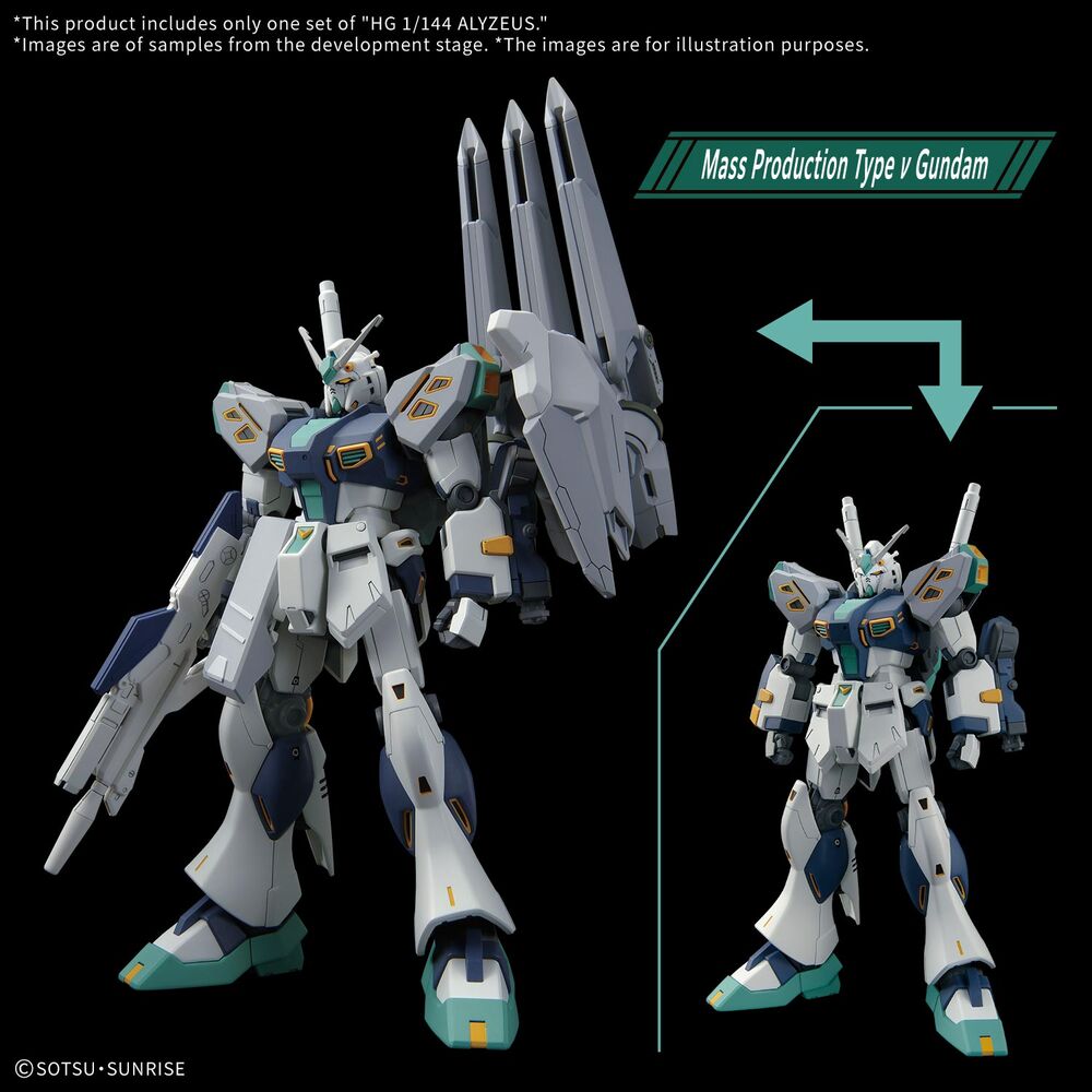 Bandai Hobby Maqueta HG 1/144 Alyzeus MSG: Hathaway: The Sorcery of Nymph Circe Gundam 25cm (imagen 3 de 5)