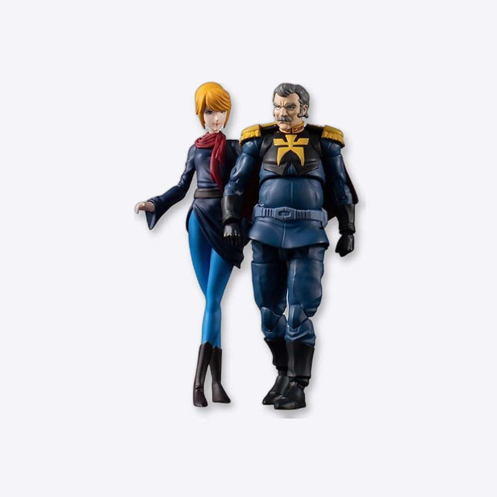Figuras megahouse g.m.g mobilesuit gundam principality of zeon army 07 ramba ral & crowley hamon (imagen 2 de 6)