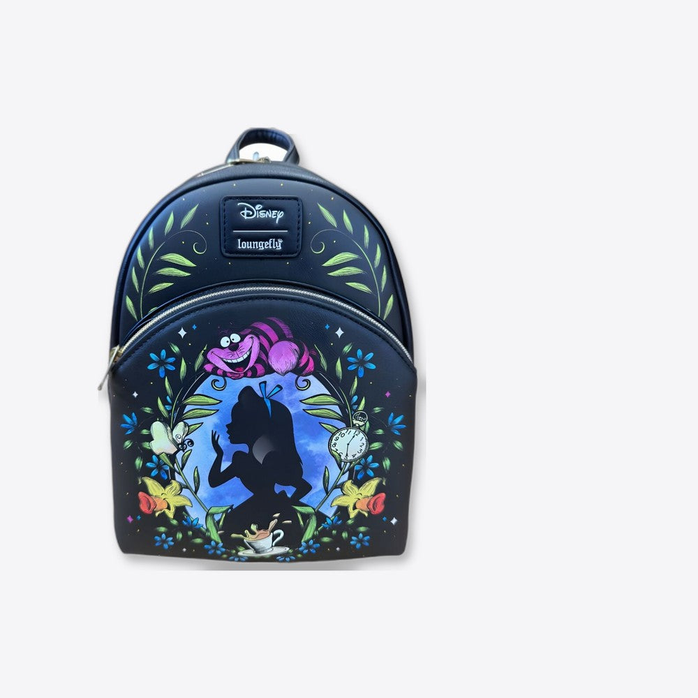Lf | Loungefly Mochila Disney Alice In Wonderland Floral Glow Collection Loungefly 26cm (imagen 6 de 6)