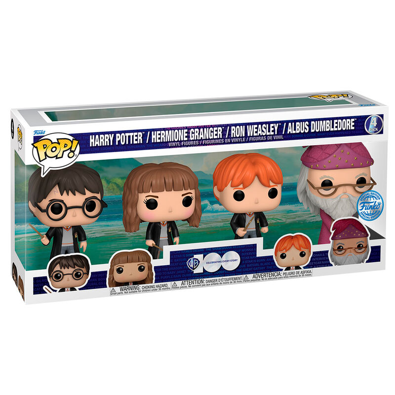 Funko Blister 4 figuras POP Harry Potter Exclusive