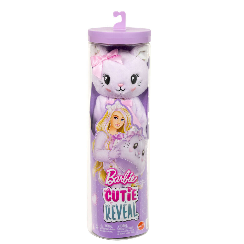 Mattel Muñeca Gatito Lila Cutie Reveal Lazos Dulces Barbie (imagen 2 de 6)