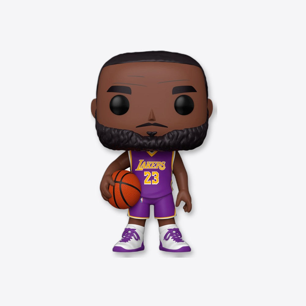 Funko Figura POP NBA Lakers LeBron James Purple Jersey 25cm (imagen 2 de 6)