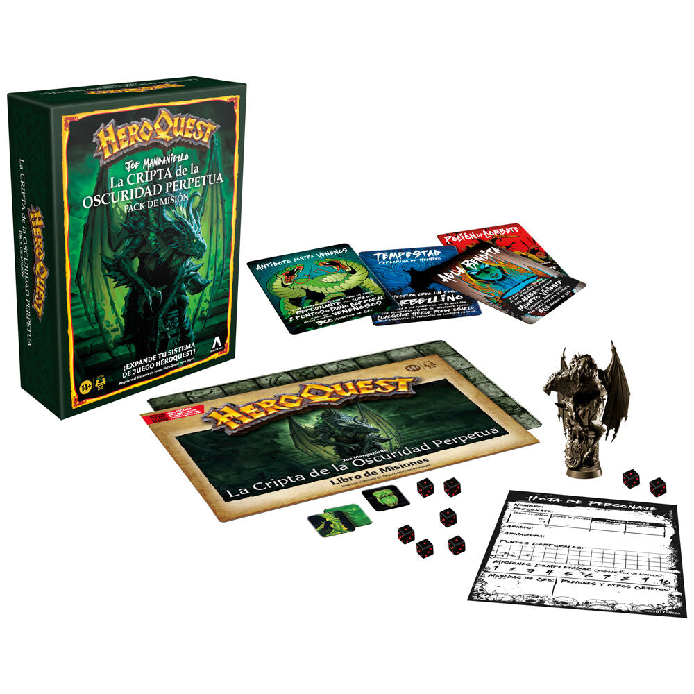 HeroQuest Expansión La Cripta de la Oscuridad Perpetua Español