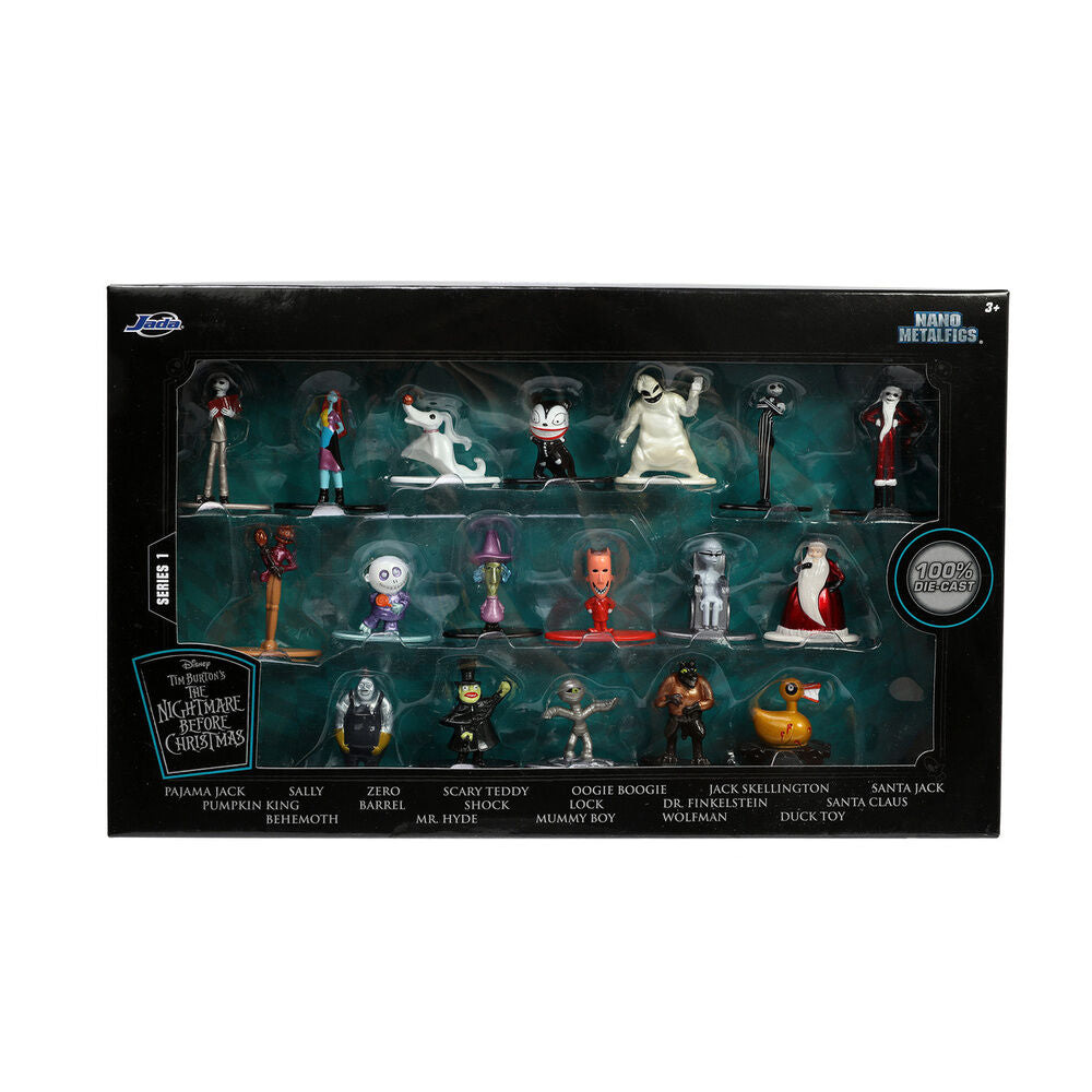 Jada Toys Blister 18 figuras metalfigs Pesadilla antes de Navidad Disney 4cm