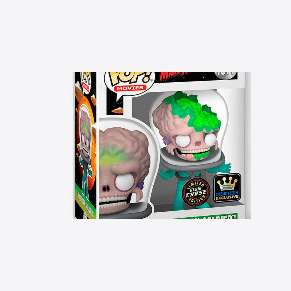 Funko Figura POP Mars Attacks Martian Soldier Exclusive Chase (imagen 6 de 6)