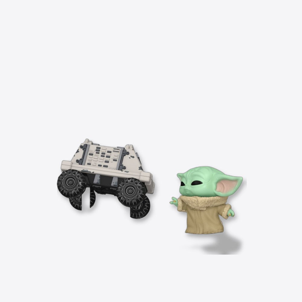 Funko Figura POP Moments Star Wars: The Mandalorian & Grogu - Grogu with Polar Mouse Droid (imagen 5 de 6)