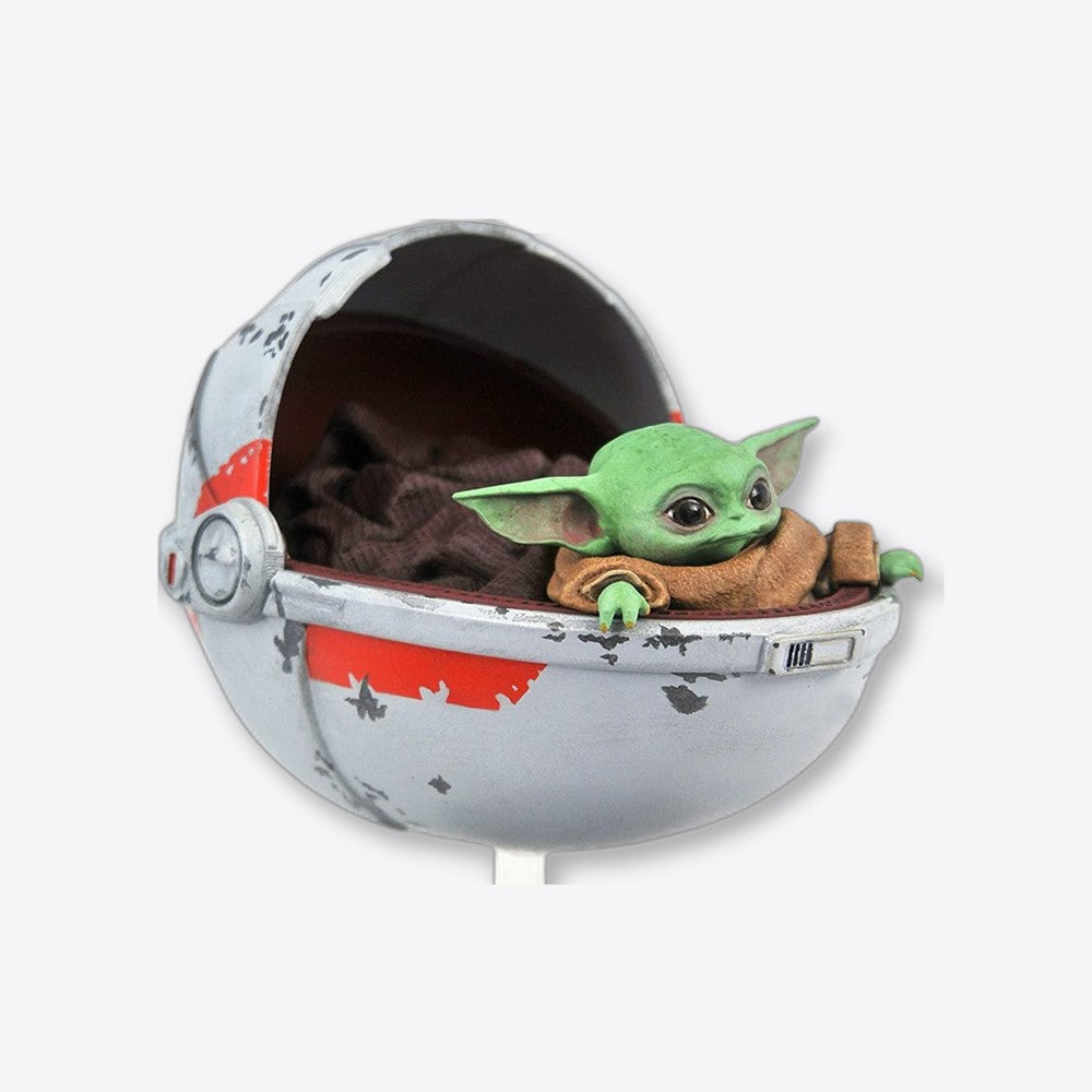 Figura diamond select toys star wars the mandalorian the child grogu cochecito flotante 1 - 6 escala re - run (imagen 3 de 6)