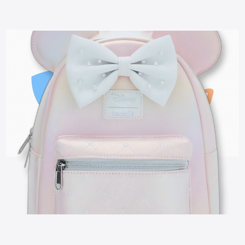 Lf | Lounfefly Mochila Pink Pearl Minnie Mouse Disney Loungefly 26cm (imagen 5 de 6)