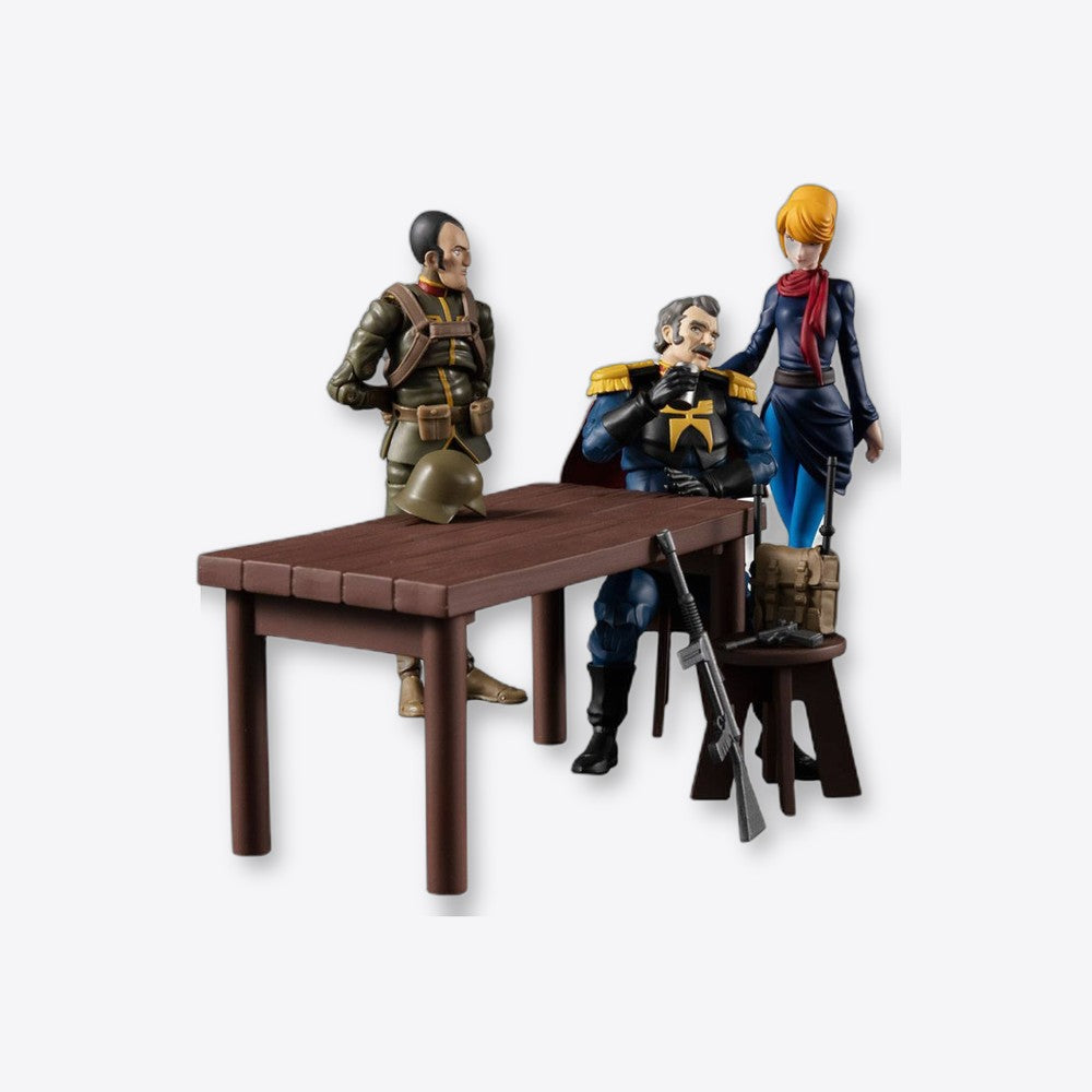 Figuras megahouse g.m.g mobile suit gundam principality of zeon team ramba ral set (imagen 2 de 6)