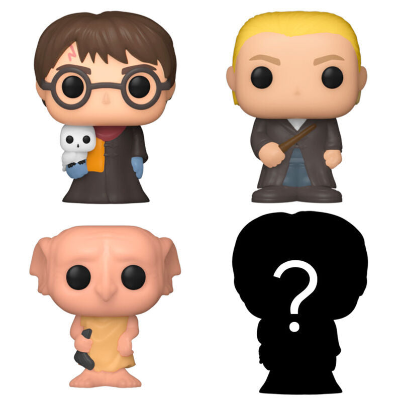 Blister 4 Figuras Bitty POP Harry Potter - Harry Potter | Funko