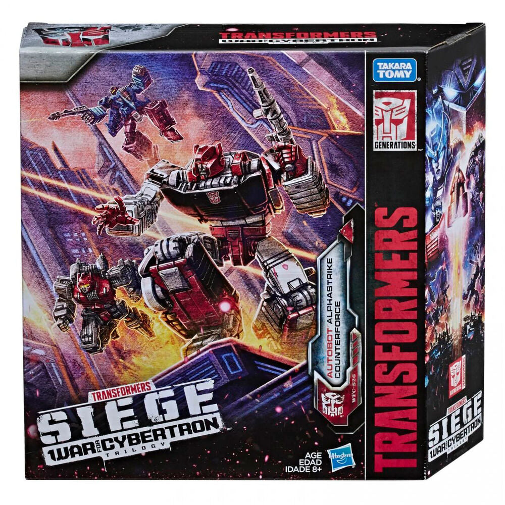Hasbro Figura Alphastrike Counterforce War For Cybertron Transformers 13cm