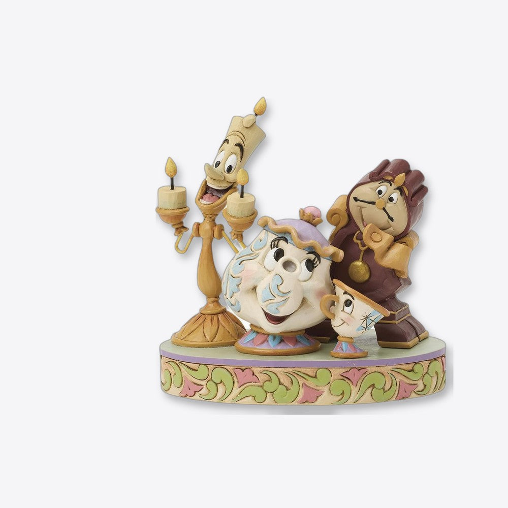 Figura enesco lumiere - la senora pott - chip y cogsworth (imagen 4 de 6)