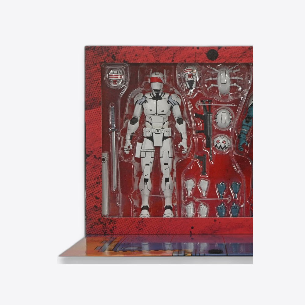 Figura neca teenage mutant ninja turtles synja patrol troop reinforcements pack 2 scale action 18cm (imagen 3 de 6)