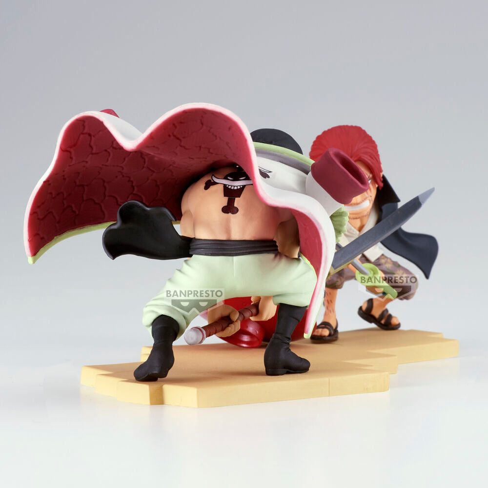 One Piece Figura Edward Newgate vs Shanks Log Stories 13cm