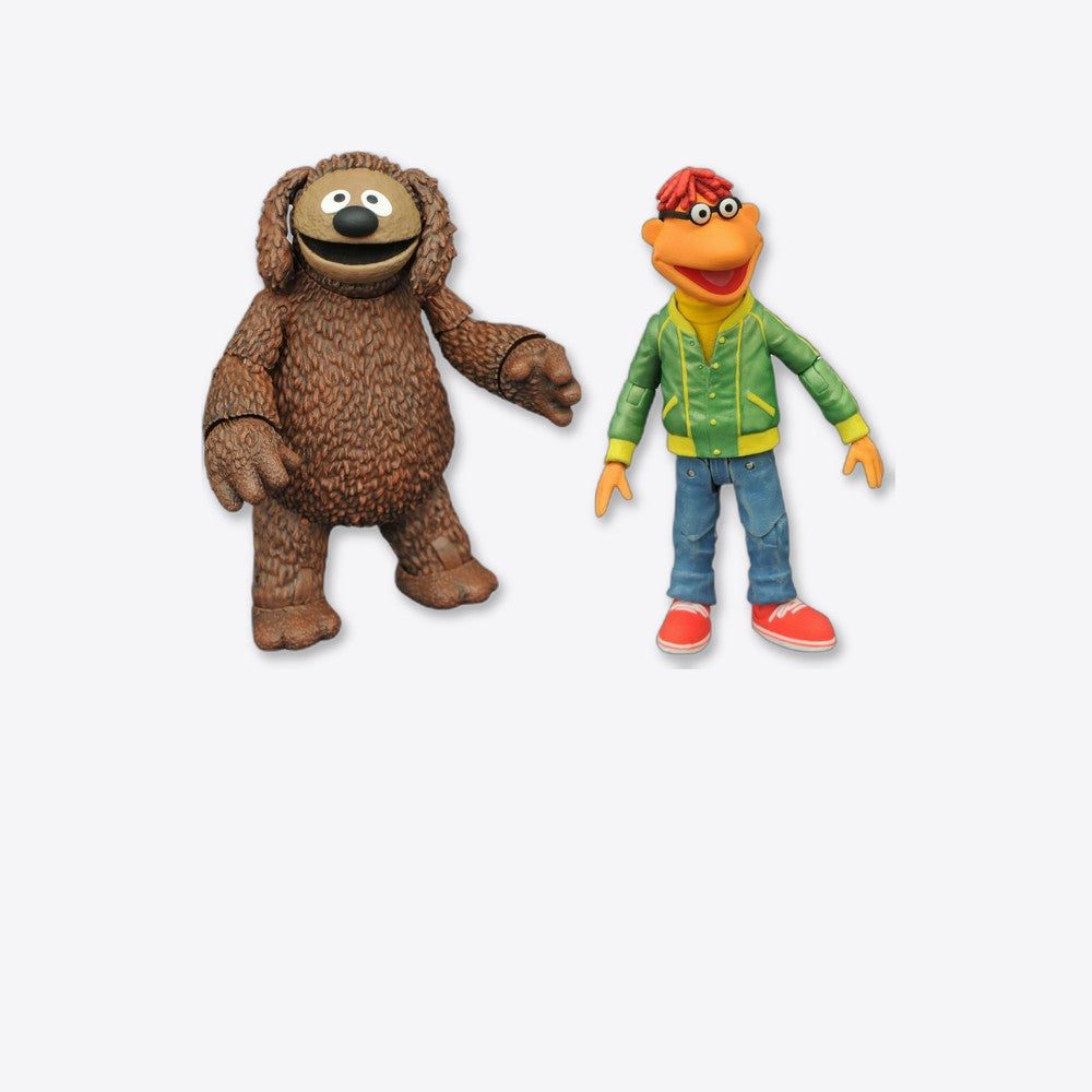 Set de 2 figuras diamond select toys the muppets los teleñecos scooter and rowlf (imagen 6 de 6)