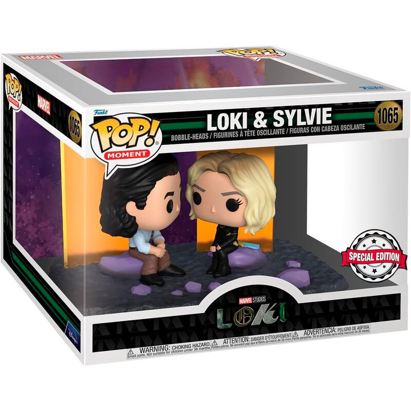 Funko Figura POP Moment Marvel Loki - Loki and Sylvie Exclusive (imagen 2 de 3)