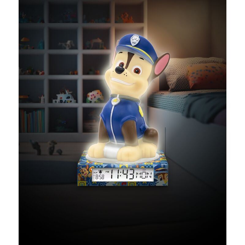 Kids Licensing Lampara 3D con despertador Patrulla Canina Paw Patrol (imagen 3 de 5)