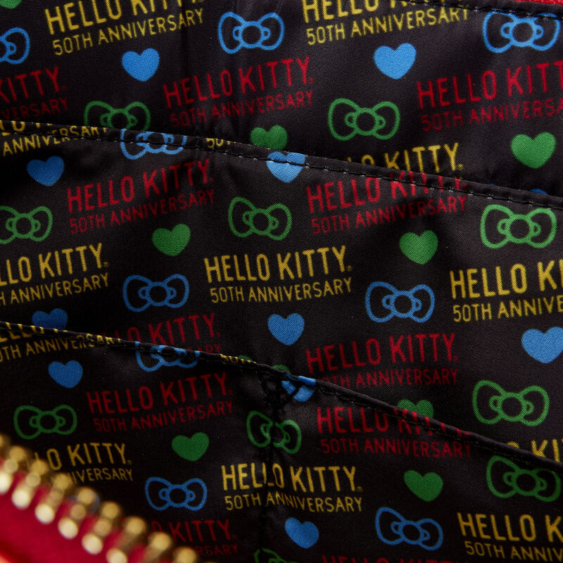 Bolso + monedero 50th Anniversary Hello Kitty Loungefly (imagen 5 de 10)