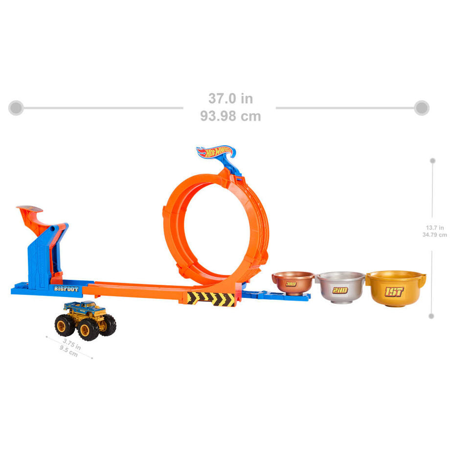 Hot Wheels Monster Trucks Pista Trofeo Bigfoot Mattel