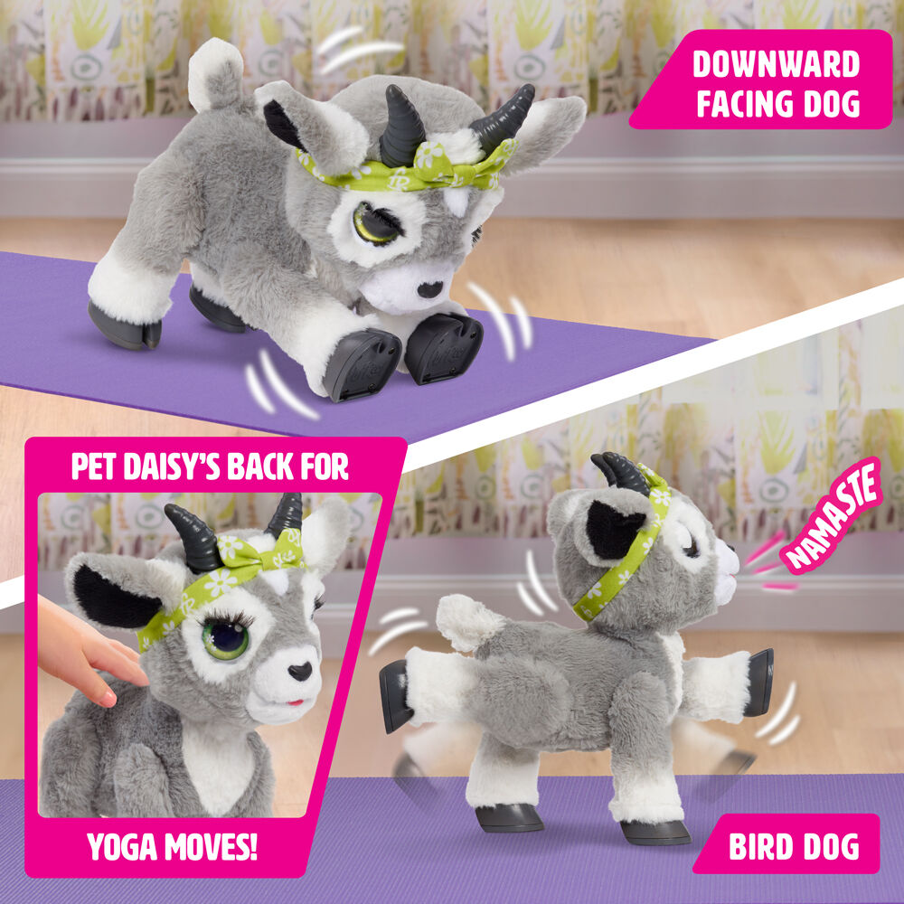 Just Play Peluche interactivo Cabra Daisy Yoga FurReal (imagen 3 de 4)