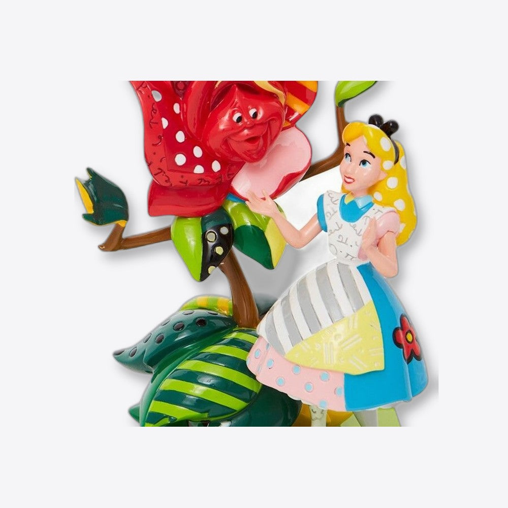 Figura enesco disney alicia en el pais de las maravillas alicia hablando con la rosa (imagen 5 de 6)