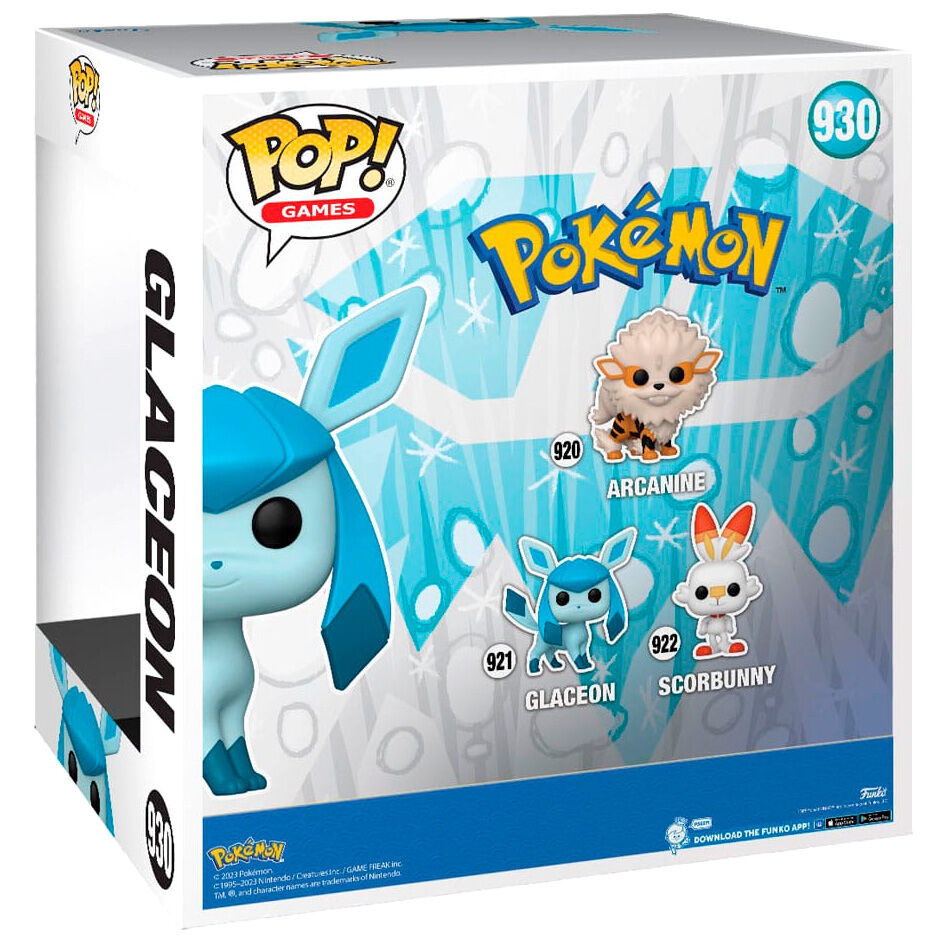 Funko Figura POP Pokemon Glaceon 25cm (imagen 3 de 4)