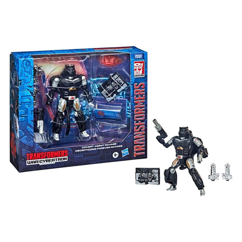 Hasbro Blister figura Covert Agent Ravage + Decepticon Forever Ravage War From Cybertron Transformers 15cm (imagen 3 de 6)