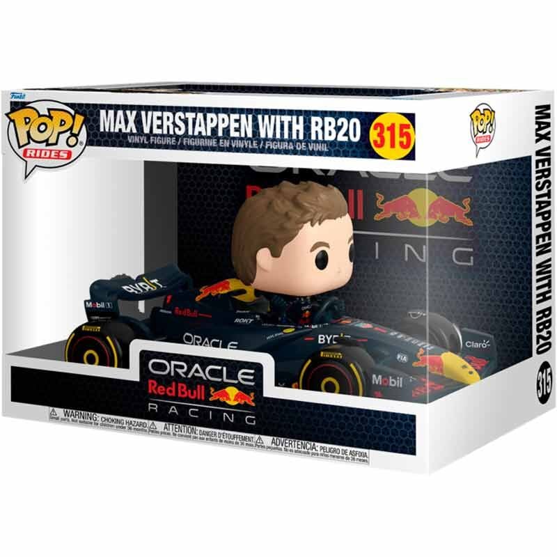 Funko Figura POP Rides Super Deluxe Racing Oracle Red Bull Max Verstappen with RB20