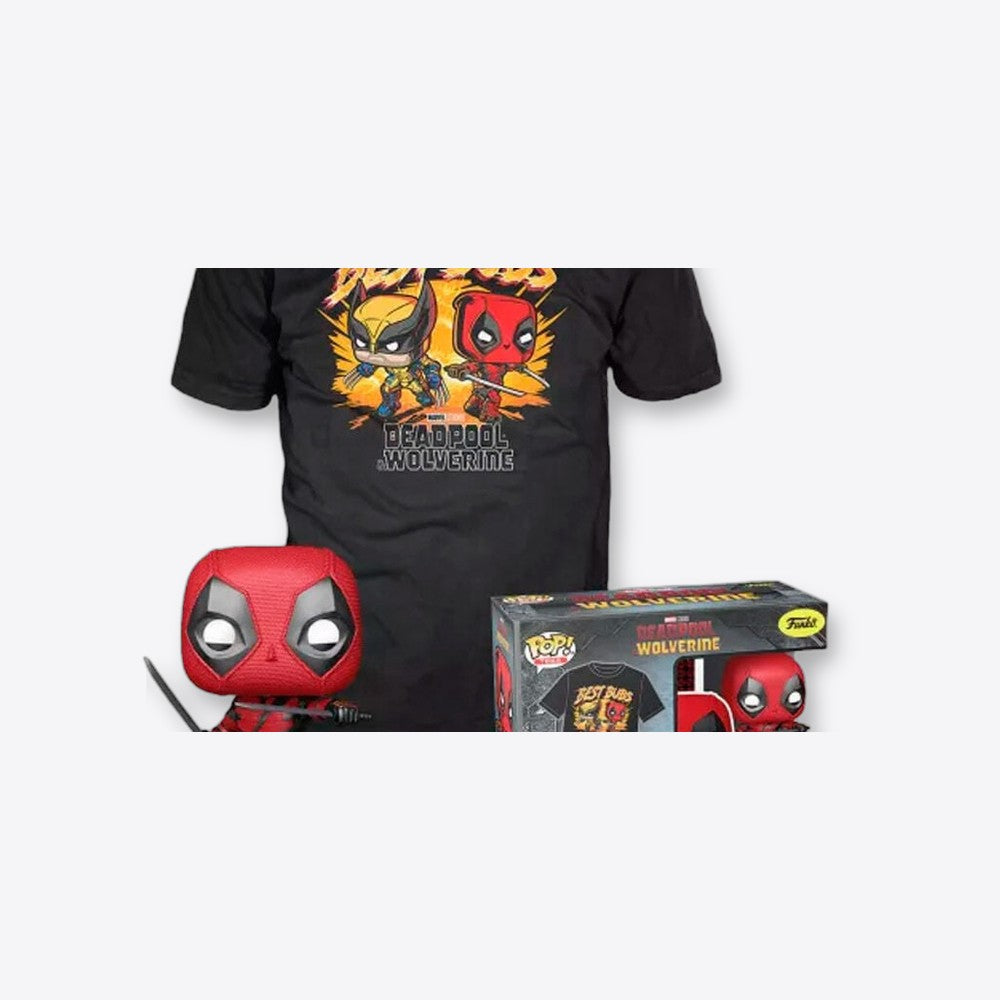 Funko Set figura POP & Tee Marvel Deadpool & Wolverine (imagen 5 de 6)