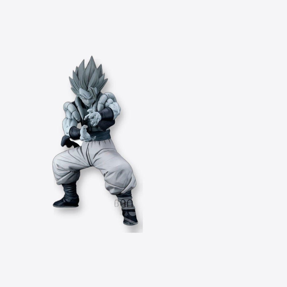 Figura banpresto dragon ball super super saiyan blue gogeta tones blanco & negro master stars piece (imagen 6 de 6)