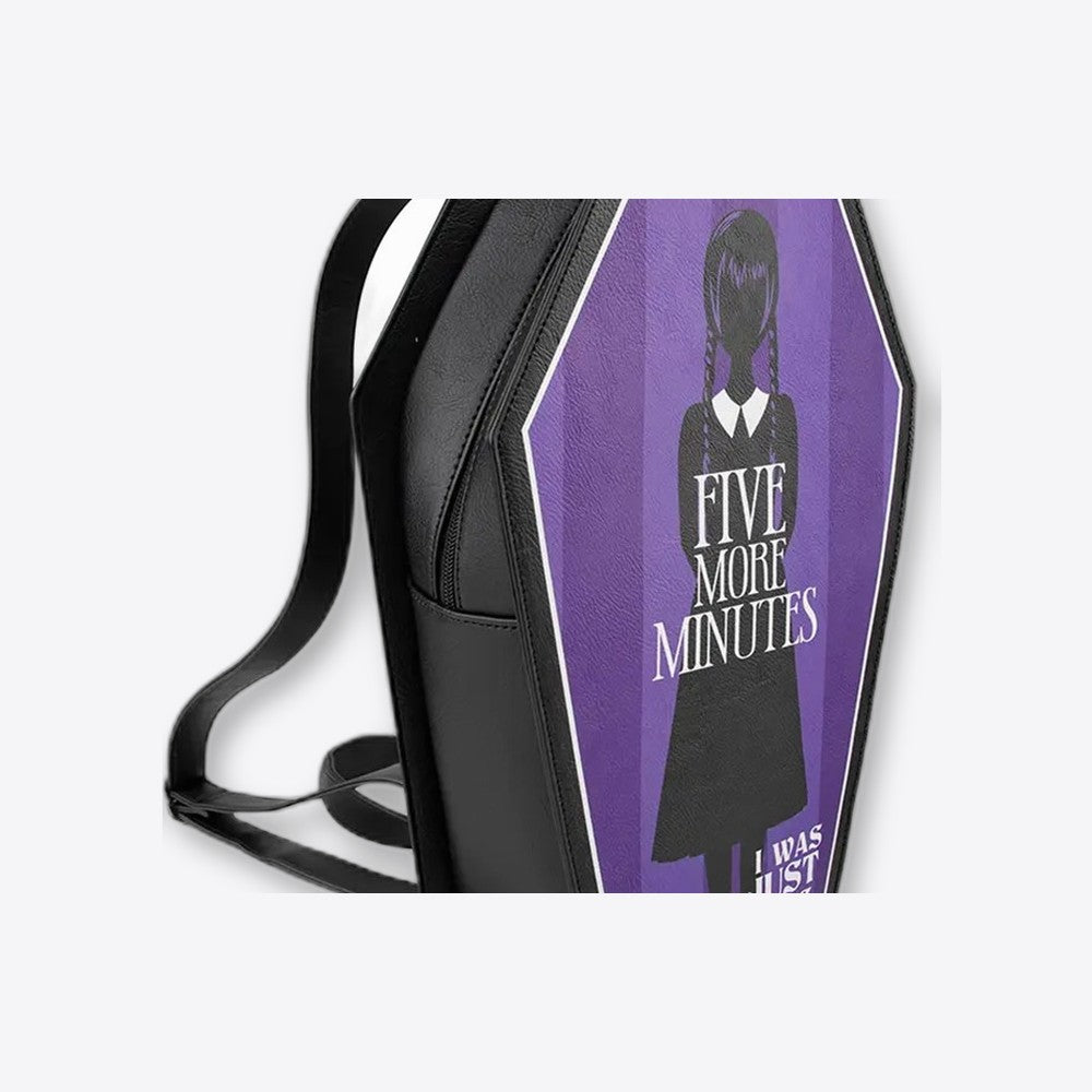 Mochila ataud cinereplicas wednesday addams miercoles (imagen 5 de 6)