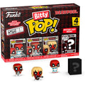 Blister 4 Figuras Bitty POP Marvel Deadpool Sleepover | Funko