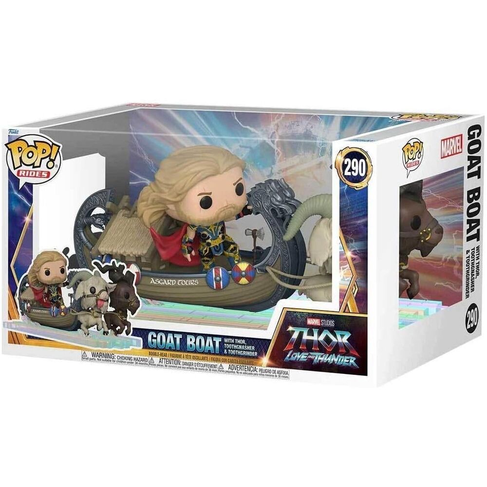 Funko Figura POP Marvel Thor Love and Thunder Thor Goat Boat (imagen 2 de 3)