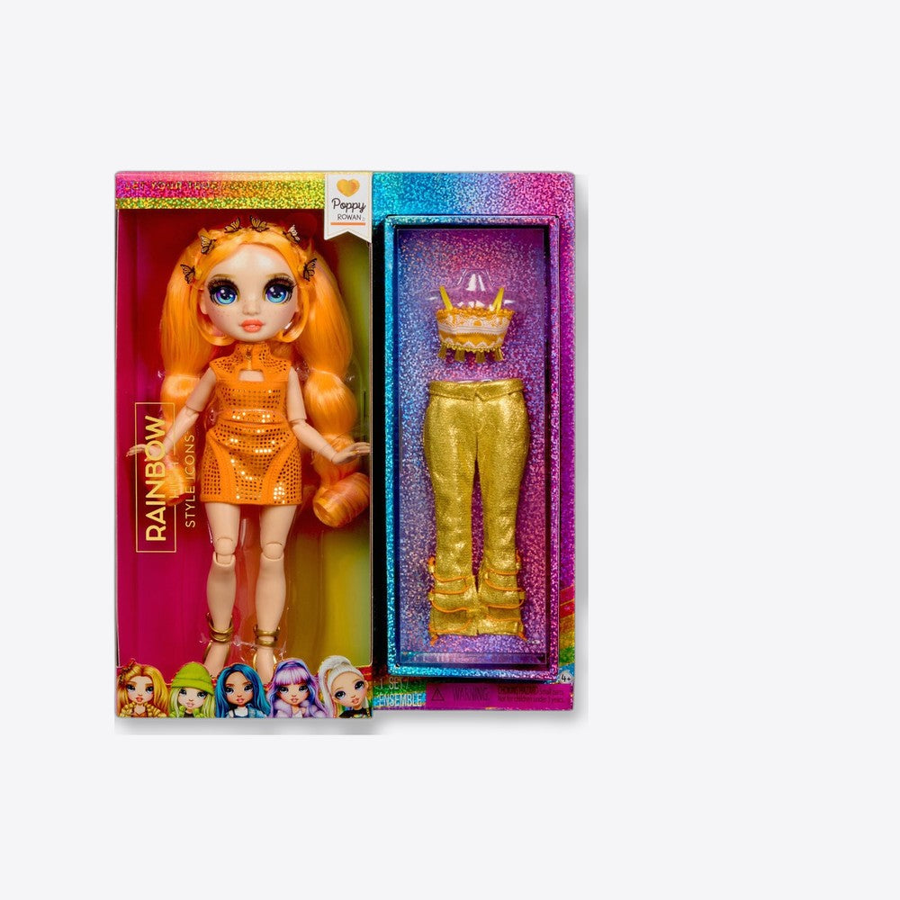 Mga Muñeca Poppy Style Icons Fashion Dolls Rainbow High (imagen 6 de 6)