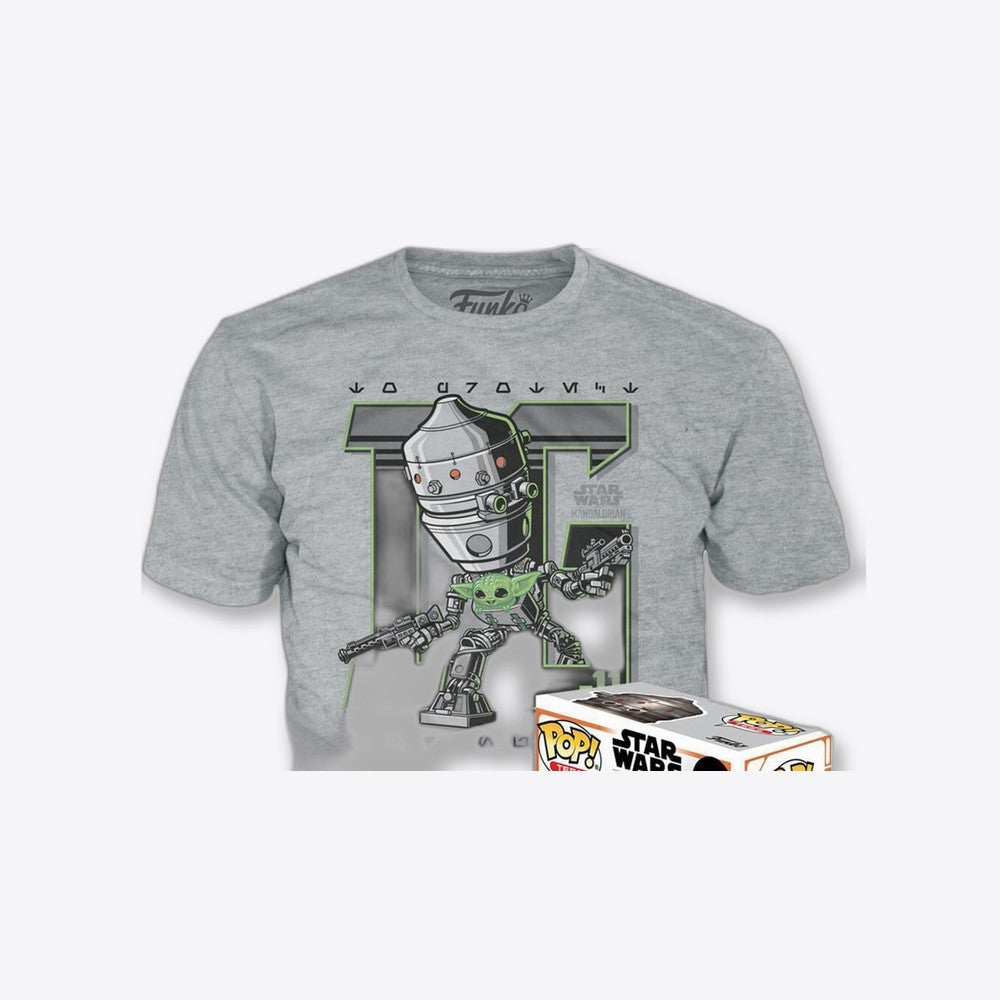 Funko Set figura POP & Tee Star Wars IG-11 With the Child Exclusive M (imagen 6 de 6)