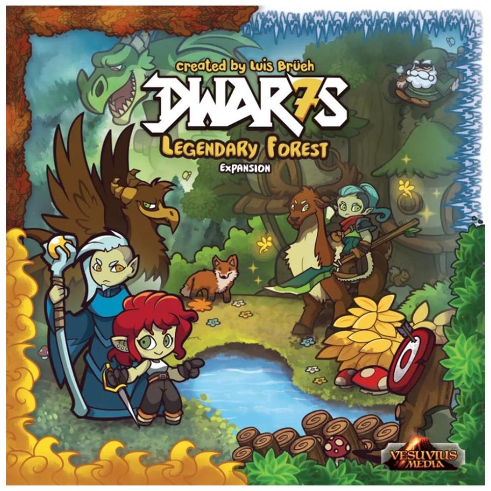 Asmodee Juego de mesa dwar7s bosque legendario expansion edad recomendada 13 años idioma ingles