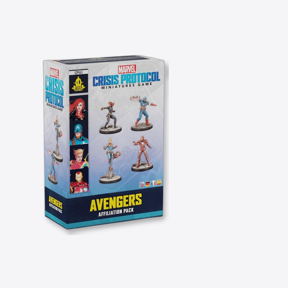 Asmodee Juego de mesa marvel crisis protocol avengers affiliation pack edad recomendada 14 años (imagen 6 de 6)