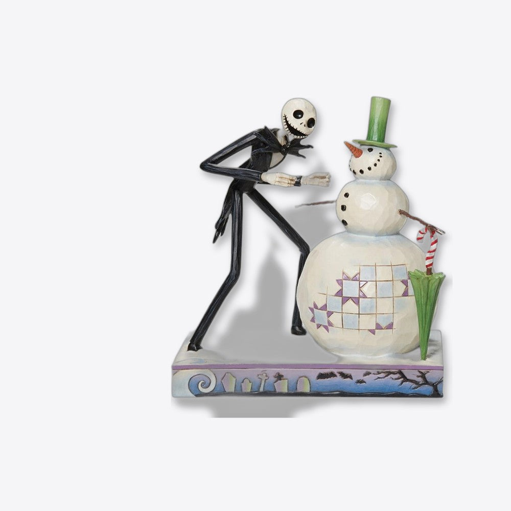 Figura enesco disney pesadilla antes de navidad jack descubriendo muñeco de nieve (imagen 4 de 6)